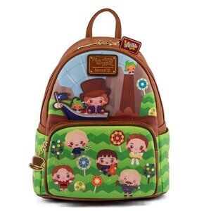 Loungefly Willy Wonka and the Chocolate‎ Factory 50th Anniversary Mini Backpack